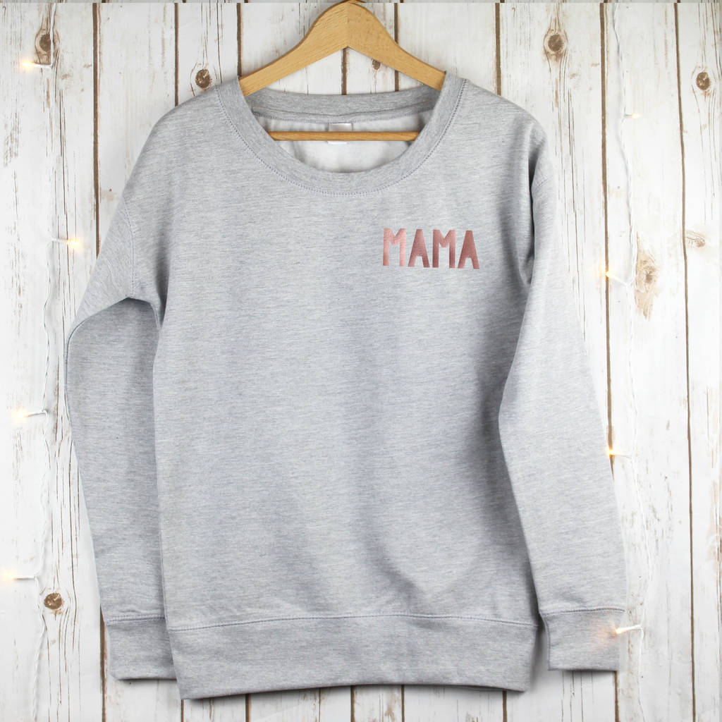 Mama Ladies Sweatshirt By Betty Bramble | notonthehighstreet.com