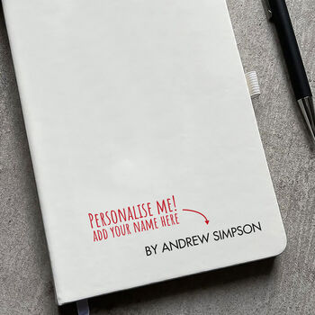 Personalised A5 Super Professional Business Notebook, 10 of 11