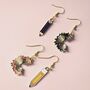 Pencil And Shavings Enamel Drop Earrings, thumbnail 1 of 2