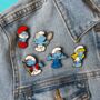 The Smurfs Papa Smurf Enamel Pin Badge, thumbnail 2 of 2