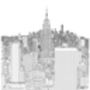 Personalised New York City Skyline Print, thumbnail 2 of 4