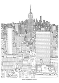 Personalised New York City Skyline Print, 2 of 4