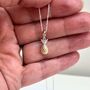 Sterling Silver And Rose Gold Plated Pineapple Necklace, thumbnail 4 of 8