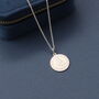 Sterling Silver St. Christopher Round Pendent Necklace, thumbnail 4 of 7