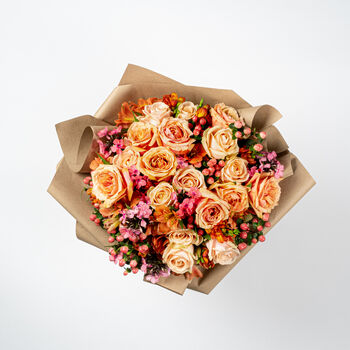 Coral Sunset Fresh Flower Bouquet, 2 of 2