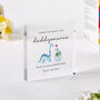 Personalised Daddysaurus Funny Father’s Day Plaque Gift, thumbnail 3 of 5