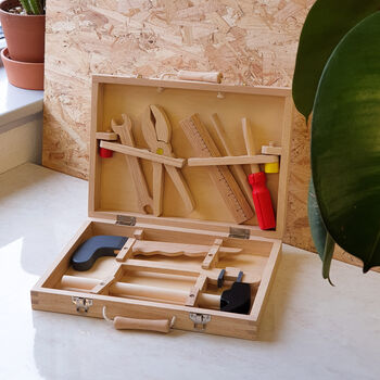 Personalised Wooden Tool Box For Children, 2 of 7