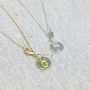 Three Star Necklace In Gold, Rose And Silver, thumbnail 6 of 6
