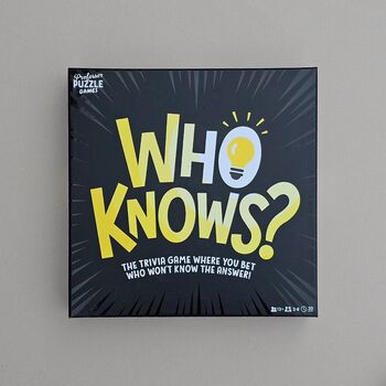 Who Knows Trivia Game, 3 of 4