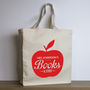 Personalised Teacher Tote Bag, Apple Design, thumbnail 1 of 3