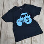 Personalised 'Tractor Birthday' Kids T Shirt, thumbnail 2 of 2