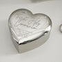 Personalised First Holy Communion Heart Trinket Box, thumbnail 3 of 6