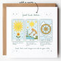 Good Luck Card With Positive Tarot Cards, thumbnail 1 of 4