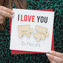 Personalised 'I Love You To Pieces' Magnets Card, thumbnail 2 of 6
