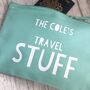 Personalised Travel Stuff Travel Documents Pouch, thumbnail 4 of 7