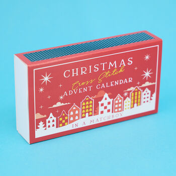 Christmas Cross Stitch Advent Calendar With 24 Cross Stitch Projects, 4 of 7