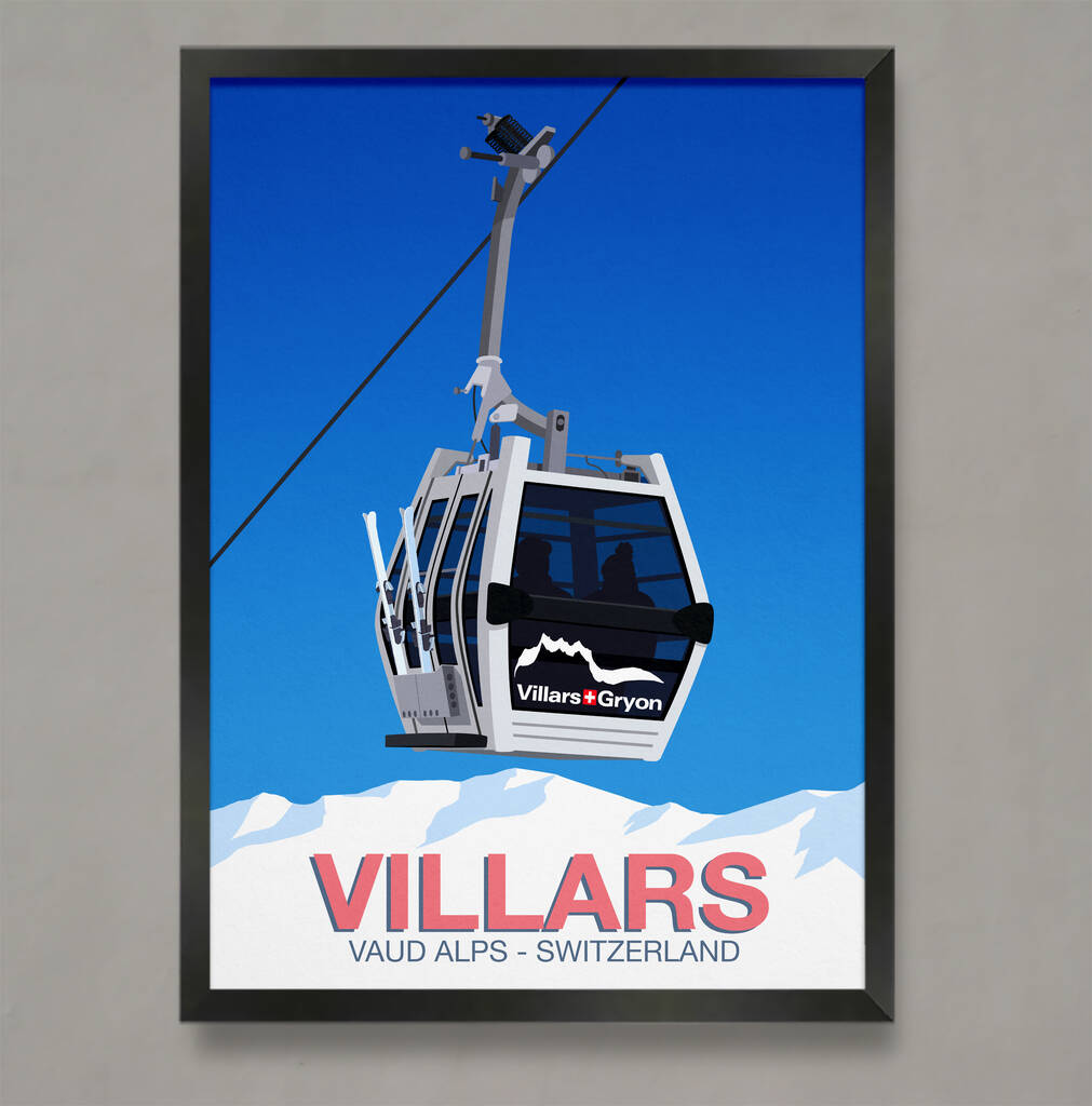 Villars Ski Resort Poster, 1 of 6