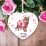Personalised Bengal Cat Love Decoration A, thumbnail 1 of 2