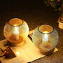 Set Of Two Table Lamps Bedside Mesh Battery Powered, thumbnail 5 of 5
