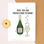 Prosecco Card For Mum, thumbnail 3 of 3