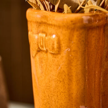 Personalised Pumpkin Orange Welly Plant Pot, 3 of 7