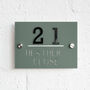 Personalised 3D Matt Laser Cut House Name Door Sign, thumbnail 4 of 8