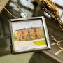 Tiny 5cm Framed Personalised House Portrait, thumbnail 2 of 5