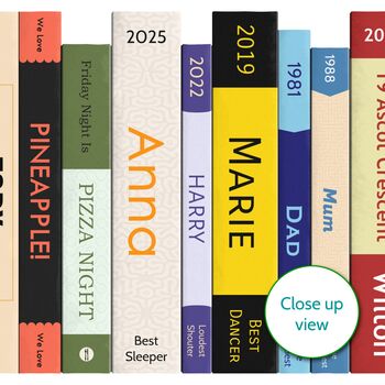 Personalised Family Gift Books Print, 8 of 10