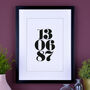 Personalised Important Date Print, thumbnail 9 of 11