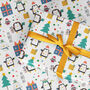 Penguin Wrapping Paper Roll Or Folded, thumbnail 2 of 3