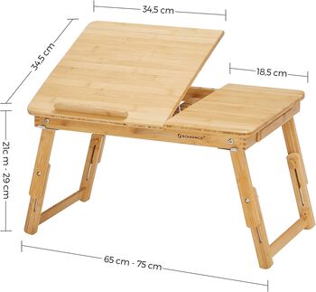 Lap Desk Table Tray With Five Adjustable Tilting Angles, 8 of 8
