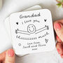 Personalised Coaster 'Grandad Love You This Much', thumbnail 1 of 2