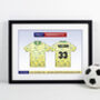Personalised Football Shirt Print, thumbnail 2 of 4