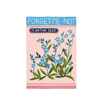 Forget Me Not Floral Print, 2 of 2
