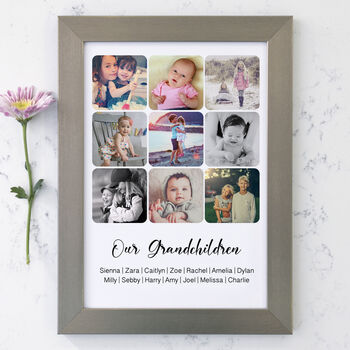Personalised Grandchildren Photo Collage, 5 of 8