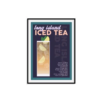 Long Island Iced Tea Cocktail Print, 9 of 9