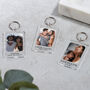 Personalised Photo Keyring, Keychain Gift With Message, thumbnail 1 of 5