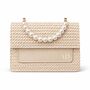 Personalised Pearl Straw Clutch Cross Body Bag, thumbnail 3 of 5