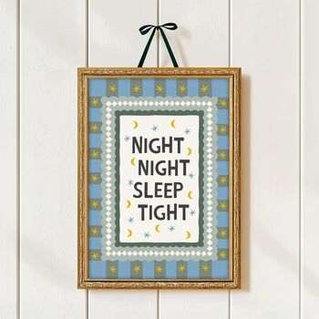 Night Night Sleep Tight Print, 3 of 3