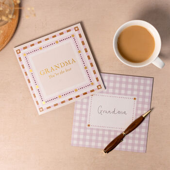 Grandma You're The Best, A Fill In The Blanks Gift Book With Posting Envelope, 3 of 12