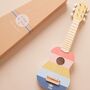 Rainbow Wooden Guitar Children’s Toy, thumbnail 2 of 3