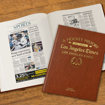 Los Angeles Kings Personalised Gift Newspaper Book, 6 of 12