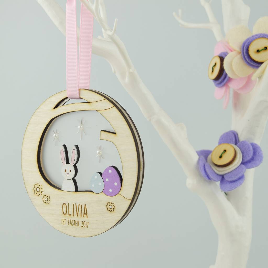 Personalised Baby's First Easter Decoration By Just Toppers