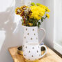 Bee Flower Jug Flower Vase Gift For Wife 50th Birthday, thumbnail 2 of 5