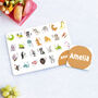 Personalised Name Children's Alphabet Placemat Set, thumbnail 1 of 4