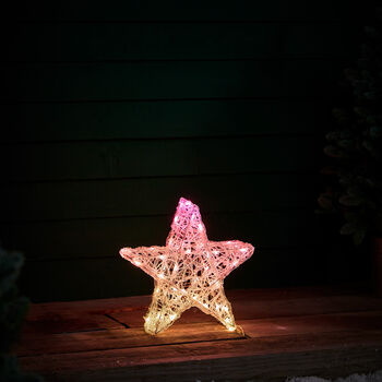 Twinkly Smart LED Outdoor Acrylic Small Christmas Star, 2 of 11