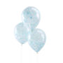 Pack Of Five Blue Confetti Filled Party Balloons, thumbnail 2 of 3