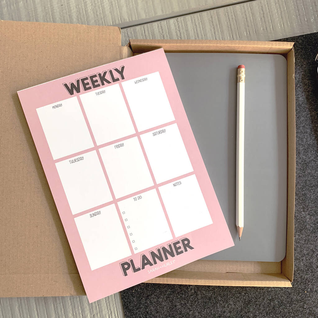 The Perfect Planner Stationery Letterbox Gift Set By Chips & Sprinkles