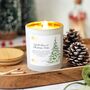 With Love At Christmas Time Personalised Candle Gift Set, thumbnail 2 of 8