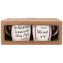 Set Of Two She Said Yes Mugs, thumbnail 2 of 4